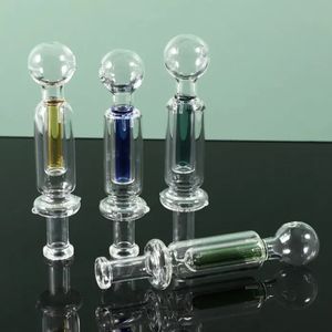 Perc Glass Oil Burner Pipes Mini Nector Collector Recycle Chamber With 30mm Bowl Straight Bubbler Dry Herb Tobacco Hand Pipe Dab Rigs Water Pipes Smoking Accessories