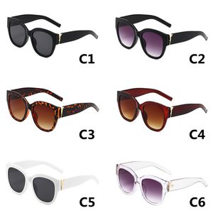 핫 브랜드 선글라스 남녀 패션 디자이너 UV400 보호 큰 프레임 태양 안경 야외 안경