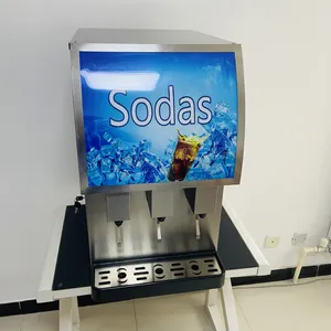 Verimli Sessiz Soğuk İçecek Kola Su Dispenser Kola Makinesi 3 Tatlar Soda İçecek Makinesi