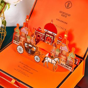 Set Orange Style Makeup Set Lipstick Mascara Eyeshadow Cosmetics Gift Set Kit Christmas New Year Gift Valentine's Day Gift