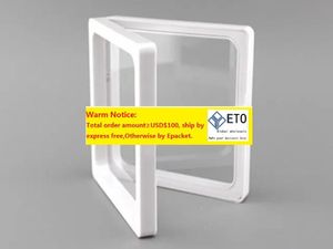 vendita all'ingrosso di vendita caldo membrane di plastica trasparente cornice per foto display scatola di raccolta portagioie ZZ
