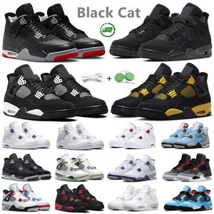 Sapatos de basquete Homens Mulheres Sneaker Criado Reimaginado Militar Black Cat Sail Red Thunder Branco Oreo Médio Olive Unc Azul Seafoam Mens Trainers Sports Sneakers US5.5-13