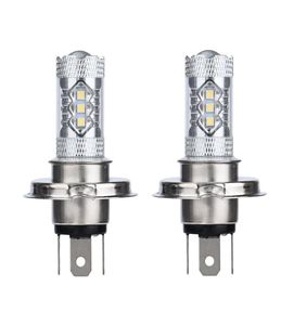 2 X 80W Bianco H4 9003 HB2 LED Lampadina fendinebbia 15 Lampada a LED per auto Lampadina luci per auto 12v universale 6000k Indicatore di direzione9711447