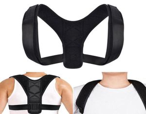 1pcs Geri Destek Durumu Durum Düzeltici Yetişkin Çocuklar Arka Kemer Spor Korse Brace Ortopedi Omuz Doğru Destek Açıkça R2T8963318515