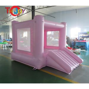 Expedição gratuita atividades ao ar livre 10x8 pés Bouncer inflável com slide Kids mini Bounce House castelo de salto comercial