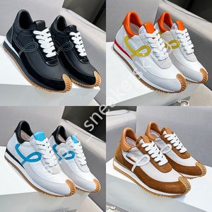 Designerskor Run Sneakers Mens Womens Casual Shoes Nylon Suede Platform Sneakers Upper Fashion Sport Ruuning Classic Shoe With Box Size 35-45