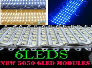 6 färger Välj högkvalitativa 6 lysdioder 5050 SMD LED -bakgrundsbelysning Moduler Lamp DC 12V Vattentät IP65 Perfekt för kanalbokstäver Signboard9378820