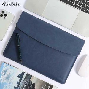 노트북 케이스 백팩 Ardissi 슬리브 파우치 (MacBook Mac Book iPad) Air M2 M1 13 3 14 2 15 6 16 Pro 12 9 인치 커버 천 케이스 백 슬림 고급 YQ240111