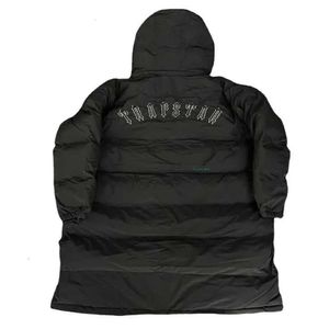 Herrjackor Trapstar Midlängd Bomullsdräkt Löst passande Vinter Varm kallvågbeständig Par Casual Coat Jacket Windbreaker Trapstar Jack 413