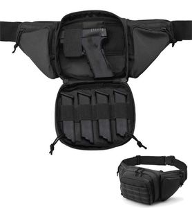 Utomhus Tactical Gun midjeväska Holster Chest Militär Combat Camping Sport Jakt Athletic Shoul Sling X261A 2202163328941