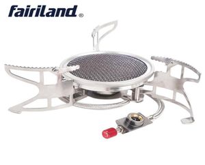 3800W GAS STOVE PORTABLE Split utomhus köksredskap Vindtät campingspis propan Butan stor brännare Picknickutrustning för vandring BA5079611