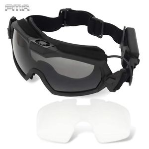 GOGGLES FMA Airsoft Regolatore Goggles con ventilazione Antifunzione Anti Fog Tagles Airsoft Paintball Safety Eye Protection Glasses