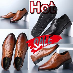 Top quality Comfort Business Leather Shoes Men Casual Formal Leather Men Shoes Simple Designer Loafers Shoes Men Flats Wedding size38-47