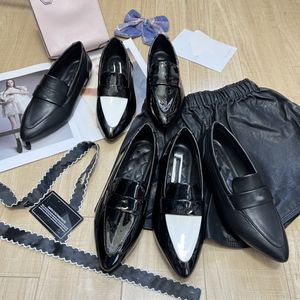 Hot Designer sandals CHAN flat Dress Shoes High Quality Cowhide Interlocking C Paris Pointed Toes Patent Ballet Flats Mary Jane Vintage Sexy Pumps Mule Loafers Slide