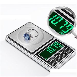 Other Electronics Digital Scales Green Backling 0.01G Mini Pocket For Tobacco Kitchen Food Jewelry Weight Healthy Gram Nce Scale Wit Dhxgn