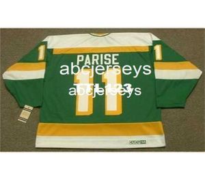 11 JP PARISE Minnesota North Stars 1978 CCM Maglia da hockey vintage o personalizzata con qualsiasi nome o numero Maglia retrò3171099