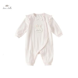 Dave Bella Baby Jumpsuit Romper Born Creeper Spring Girls Casual Fashion Sweet Gentle DB1247992 240110