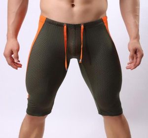 Running Shorts Mens Tight Mesh Breattable Sports Gym Training Bodybuilding Cykel Male Short Pants Compression Jogging Shorts11165604