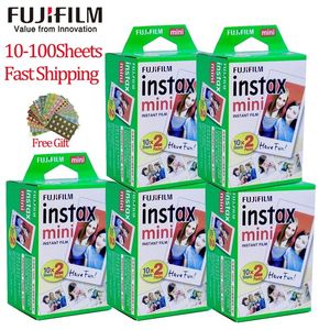 Sacos 10100 Folhas Fuji Fujifilm 3 Polegada Instax Mini 12 11 8 9 40 25 Link Filmes para Instant Instax Mini 11/9/8/7 + Câmera Photo Paper