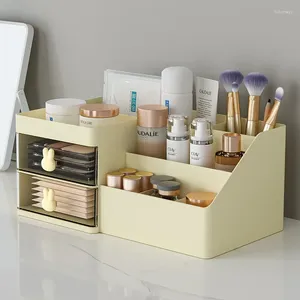 Förvaringslådor Desktop Finish Box Cosmetic Office Supplies Tool Drawer Badrumsställ