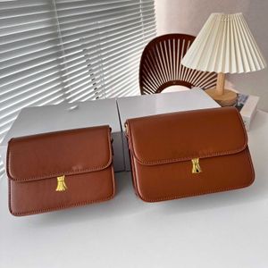 Luxury Shoulder Bags BOX Tofu Bag Adjustable Leather Shoulder Strap Shoulders Crossbody Leather Square Bag Retro Flap Underarm Bag 240115