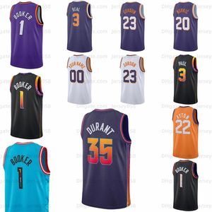 Kevin Durant Devin Booker Basketball Jerseys Bradley Beal Charles Barkley Steve Nash 2024 2023 City Blue Edition Jersey Purple White Custom Men