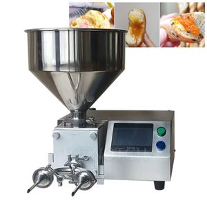 Multifunktionale, quantitativ halbautomatische Creme-Injektor-Butter-Puff-Kuchen-Füllmaschine