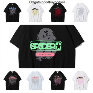 Homens camisetas 2024 World Wide Spider T-shirt Homens Mulheres Brown Young Thug Sp5der Camiseta 555555 Tops Shadow Graphic Manga Curta T221130 LCZV