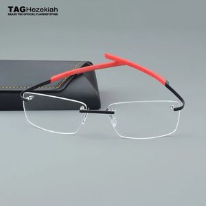 Top Brand optical glasses frame Man Myopia computer Sports Eyeglasses Ultralight movement eye glasses for men spectacles TH0382 240110