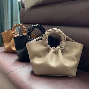 Top Quality Demellier Cloud Bag Designer Woven Handbag Soft Genuine Leather Crossbody Bag Women Luxury Fold Shoulder Bag Classic Female Tote Evening Bag 240111