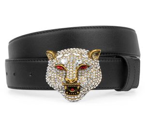 Gold Men Luxurys Tiger Homme Weistband Mens Designers Dork أحزمة الجلود الأصلية 20121503l Cintura Belt Women Ceinture Mnktw6197908