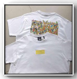 Time Style Kith X Simpson Co Märke Cartoon Clown Family Po Collection Family Printed Tshirt Kort ärm Nytt mode9435806