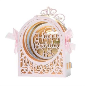 Molde de corte de metal 3d, gabinete redondo para cartões, scrapbooking e artesanato em papel, pasta de gravação, faça você mesmo, artesanato de papel, máquinas 9469064