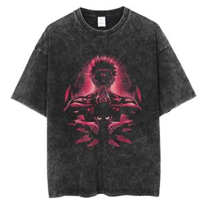 Klänning Mens Tshirts Anime Cosplay Haikyuu Odefinierade Vintage Haruku Washed Men Fashion Shirts Woman Shirt Oversize EE Cotton Tops 935