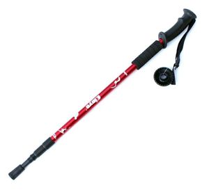 Trekking Poles Hiking Outdoor Equipment Cam Climbing Folding Telescopic Aluminum Alloy Tra-Light Walking Drop Delivery Ot2Hb