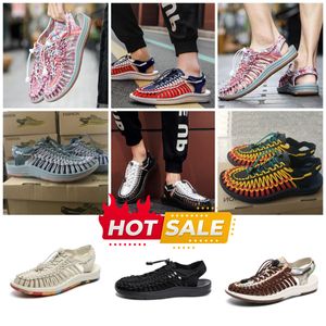 Designer Sandal Hemp Rope Woven Slipper shoes sandals Fashion Elegant Simple Material Flat Comfort knit woven shoe mens women EUR 35-48