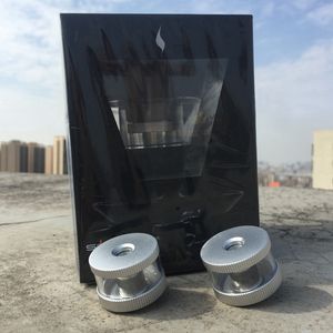 Shisha Shisha Rauchen Elektrische EHead Wasserpfeife Bubbler Austauschbare 8ML Glaskartusche Tank Filterspulen Kern Tragbare abnehmbare Halterung Leicht zu reinigendes Zubehör