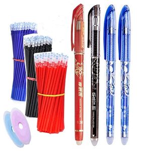 Haile 1030st Cute Erasable Gel Pen Ballpoint Pens Rod 05mm REFILLs BlueBlack Ink Washable Handle School Writing Supplies 240111