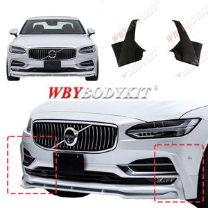 2016-Y Volvo S90 Araba Dış Orto Vücut Kitleri Spor Küçük Çevreli Ön Dudak Arka Dudak Ön Spoiler Egzoz Kuyruk Nozul Ön Kürek V90CC Ön Hava Bıçağı Ön Dudak Eklentisi