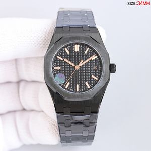 Kobiety oglądają automatyczny ruch mechaniczny Watches 34 mm Opaska na rękę ze stali nierdzewnej 904L Sapphire Smphire Na rękę Modną opaskę Montre de Luxe Prezent