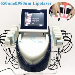 Portable Liposuction Lipo Laser Sllimming Machine Weight Loss Spa Home Beauty Diode Lipolysis Body Shaping Anti Cellulite Fat Burning Device