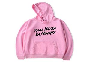 アヌエルAAアルバムReal Hasta La Muerte Hoodies Men Men Hip Hop Hoodie Sweatshirt Spring Auturt Male Ladies KPOP HOODIES FULL X02117794