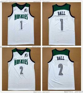 barato LaMelo Ball 1 Lonzo 2 Chino Hills High School Basketball Jerseys Costurados Homens Mulheres Juventude XS5XL4558979