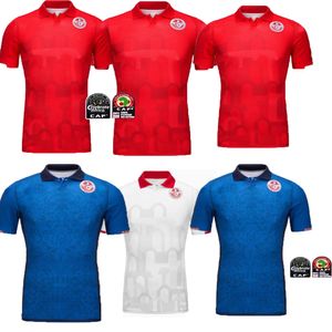 2024 Tunísia Futebol Jerseys Africa Cup National Team Maillot de Tunisie 24 25 MSakni Hannibal Maaloul Sliti Khenissi Home Red Away 3rd Men Football Shirt Uniformes