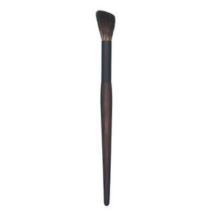 Brushes A10 Professional Handmade Makeup Brush Soft Blue Squirrel Hair Round Angled Highlighter Brush Ebony Handle Make Up Brushes