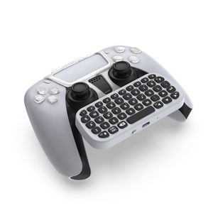 PS5 Gamepad Mini teclado Bluetooth Teclados sem fio Conversando Mensagens Teclado de design ergonômico para controladores de jogo Ps5 Joysticks com suporte