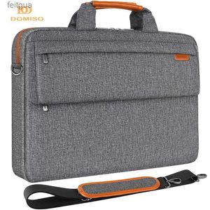 Laptop Cases Backpack DOMISO Mutil-use Laptop Sleeve With Shoulder Strap for 14 15.6 17.3 Inch Notebook Computer Business Briefcase Messenger Bag YQ240111