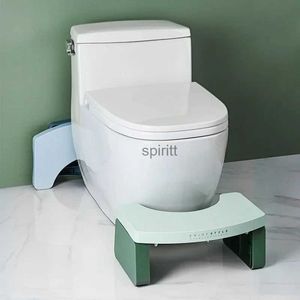 Inne zapasy toalety w kąpieli Kids Stool Stoolowy Trening Składany Składany bez poślizgu stołek toaletowy Dorosły Poop Footstool Multi-funkcja dopasowana do wszystkich toalet YQ240111