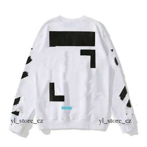 Off White Designer Homens Hoodies Moletons Off Style Luxo Suéter Pintado Arrow Crow Stripe Hoodie e Camisetas Femininas Moda Tendência Marca Off White Hoodie 6884