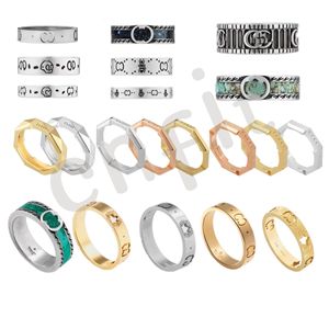 Mode-Ring 925 Ring Sterling Silber Ringe Link to Love Ohrstecker Ringe für Herren Damen Party Hochzeit Verlobung Schmuck Liebhaber Geschenk